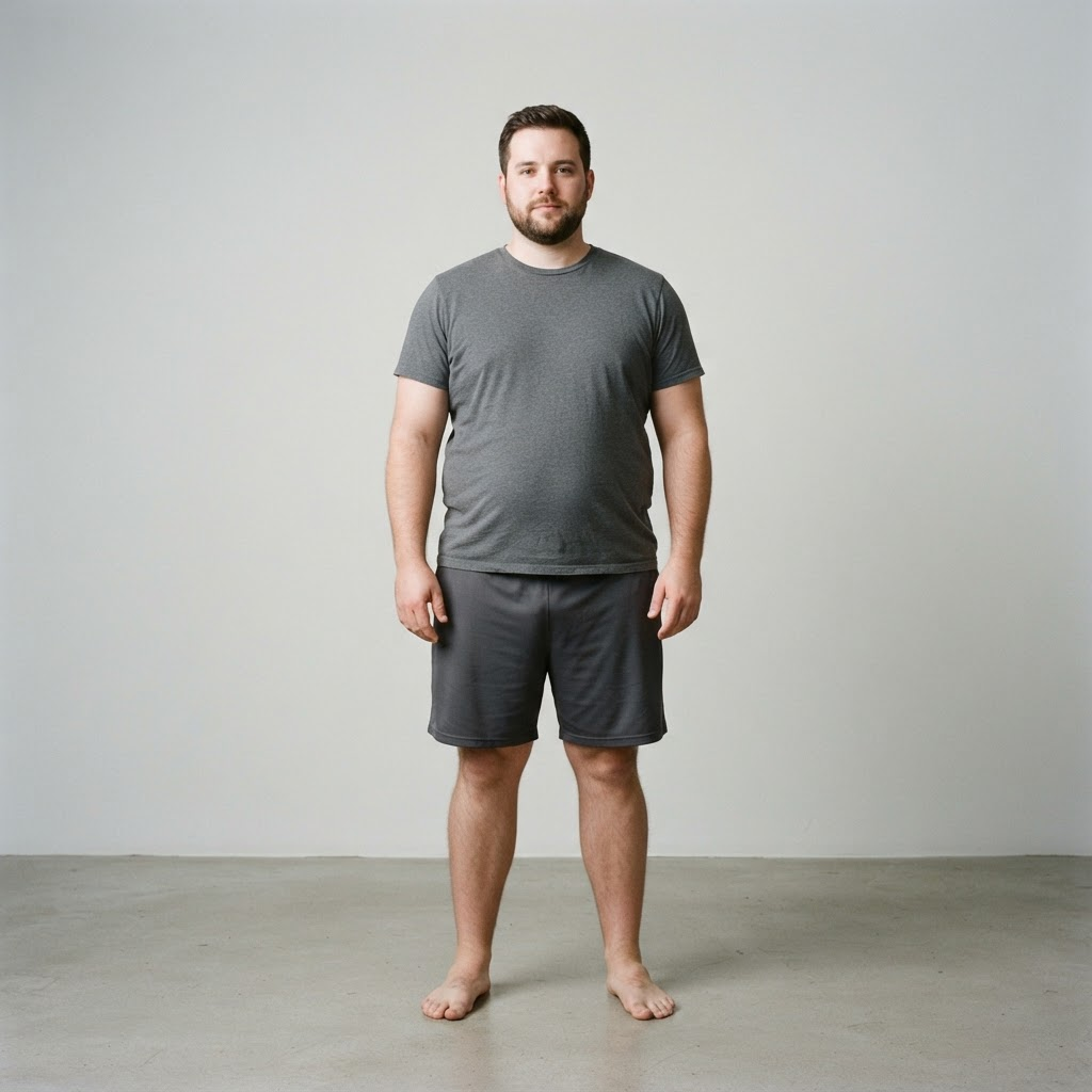 Marcus D. before transformation